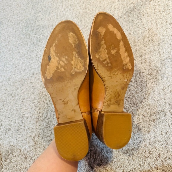 MADEWELL The Carina Boot Tan Leather Women’s Size 7.5 - Picture 8 of 10